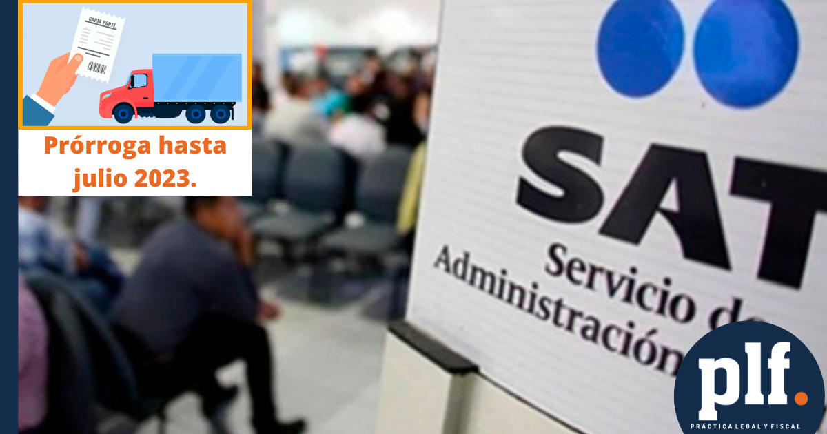 Prórroga hasta julio 2023. plf
